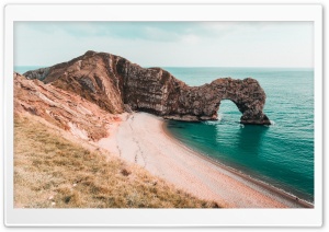 Durdle Door arch, Jurassic Coast, Dorset, England Ultra HD Wallpaper for 4K UHD Widescreen desktop, tablet & smartphone