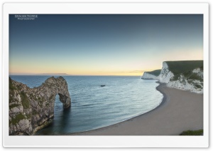 Durdle Door Sunset Ultra HD Wallpaper for 4K UHD Widescreen desktop, tablet & smartphone