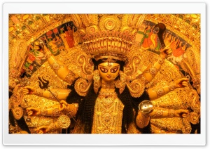 Durga Puja Ultra HD Wallpaper for 4K UHD Widescreen desktop, tablet & smartphone