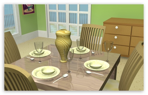 dyning table UltraHD Wallpaper for Widescreen 16:10 ; Fullscreen 4:3 ;