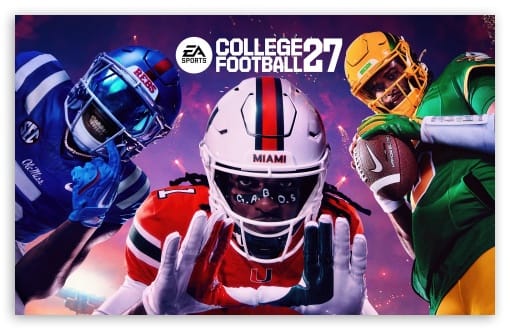 EA SPORTS College Football 27 Video Game UltraHD Wallpaper for UHD 16:9 ; HD 16:9 ; UltraWide 21:9 24:10 ; Widescreen 16:10 ;