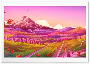 Early Autumn Illustration 4K UHD Wallpaper for Widescreen and UltraWide Desktop, UltraHD TV, Smartphone, Tablet