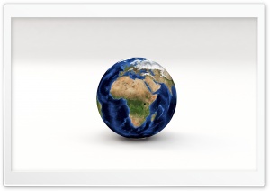 Earth Planet 3D Model Africa, Europe Ultra HD Wallpaper for 4K UHD Widescreen desktop, tablet & smartphone