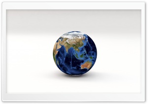 Earth Planet 3D Model Asia, Oceania Ultra HD Wallpaper for 4K UHD Widescreen desktop, tablet & smartphone