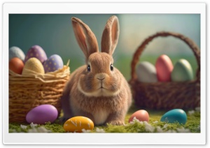 Easter Bunny 2023 Ultra HD Wallpaper for 4K UHD Widescreen desktop, tablet & smartphone