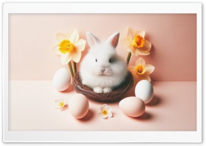 Easter Bunny 2024 Ultra HD Wallpaper for 4K UHD Widescreen desktop, tablet & smartphone