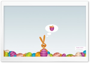 Easter Bunny Happy Easter Ultra HD Wallpaper for 4K UHD Widescreen desktop, tablet & smartphone