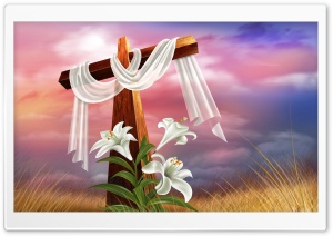 Easter Cross Ultra HD Wallpaper for 4K UHD Widescreen desktop, tablet & smartphone