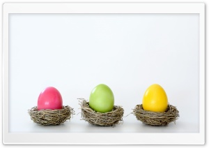 Easter Dyed Eggs Ultra HD Wallpaper for 4K UHD Widescreen desktop, tablet & smartphone