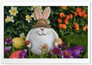 Easter Eggs and Bunny 2016 Ultra HD Wallpaper for 4K UHD Widescreen desktop, tablet & smartphone