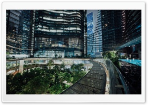 Eco Friendly Building, Green Heart, Marina One Ultra HD Wallpaper for 4K UHD Widescreen desktop, tablet & smartphone