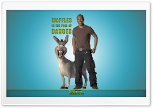 Eddie Murphy as Donkey, Shrek Forever After Ultra HD Wallpaper for 4K UHD Widescreen desktop, tablet & smartphone