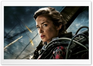 Edge Of Tomorrow Rita Vrataski Ultra HD Wallpaper for 4K UHD Widescreen Desktop, Lockscreen, Screensaver, TV, Tablet, Smartphone