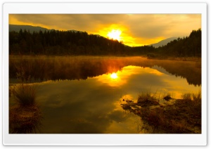 Egelsee, Carinthia, Austria early morning, sunrise Ultra HD Wallpaper for 4K UHD Widescreen desktop, tablet & smartphone