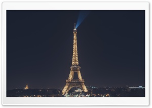 Eiffel Tower at Night, Paris, France Ultra HD Wallpaper for 4K UHD Widescreen desktop, tablet & smartphone