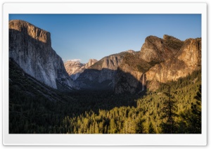 El Capitan, Half Dome, and Bridalveil Fall, from Tunnel View Ultra HD Wallpaper for 4K UHD Widescreen desktop, tablet & smartphone