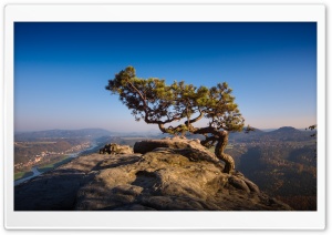 Elbe Sandstone Mountains View Ultra HD Wallpaper for 4K UHD Widescreen desktop, tablet & smartphone