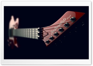 Electric Guitar Neck Design Ultra HD Wallpaper for 4K UHD Widescreen desktop, tablet & smartphone