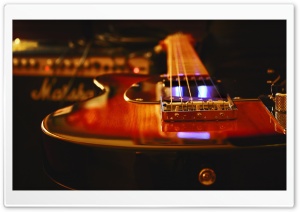 Electric Guitar Recording Studio Ultra HD Wallpaper for 4K UHD Widescreen desktop, tablet & smartphone