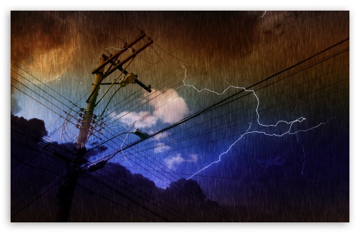 Wallpaper ID 266527  power line city lightning and electricity hd 4k  wallpaper free download