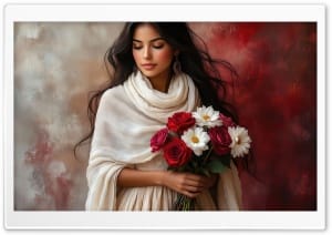 Elegance, Femininity, Beauty 4K UHD Wallpaper for Widescreen and UltraWide Desktop, UltraHD TV, Smartphone, Tablet