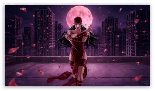 Elektra FanArt UltraHD Wallpaper for UHD 16:9 ; HD 16:9 ;