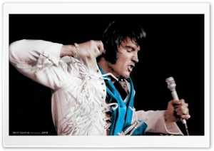 Elvis Presley Fringe Jumpsuit 1970 Ultra HD Wallpaper for 4K UHD Widescreen desktop, tablet & smartphone
