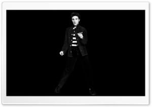 Elvis Presley Rock and Roll Legend   Black Background 4K UHD Wallpaper for Widescreen and UltraWide Desktop, UltraHD TV, Smartphone, Tablet