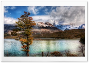 Emerald Lake In The Andes Ultra HD Wallpaper for 4K UHD Widescreen desktop, tablet & smartphone