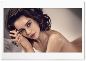 Emilia Clarke Photoshoot 4K UHD Wallpaper for Widescreen and UltraWide Desktop, UltraHD TV, Smartphone, Tablet