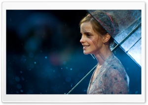 Emma Watson In the Rain Ultra HD Wallpaper for 4K UHD Widescreen desktop, tablet & smartphone