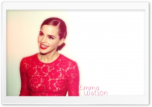 Emma Watson Red Dress (2012) Ultra HD Wallpaper for 4K UHD Widescreen desktop, tablet & smartphone