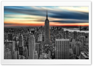 Empire State Building BW Edit Ultra HD Wallpaper for 4K UHD Widescreen desktop, tablet & smartphone