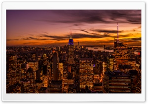 Empire State Building, New York City Ultra HD Wallpaper for 4K UHD Widescreen desktop, tablet & smartphone