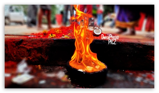 end camphor fire  thirumala UltraHD Wallpaper for UHD 16:9 ; HD 16:9 ;