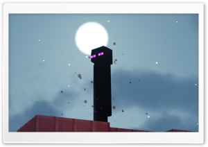 Endermen, Minecraft 4K UHD Wallpaper for Widescreen and UltraWide Desktop, UltraHD TV, Smartphone, Tablet