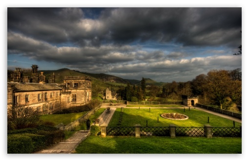 England Staffordshire Grass Clouds UltraHD Wallpaper for HD 16:9 ; Widescreen 16:10 5:3 ;