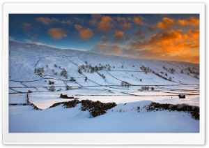 England Sunset Fields Ultra HD Wallpaper for 4K UHD Widescreen desktop, tablet & smartphone