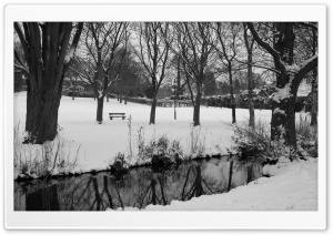 England Winter Black And White Ultra HD Wallpaper for 4K UHD Widescreen desktop, tablet & smartphone