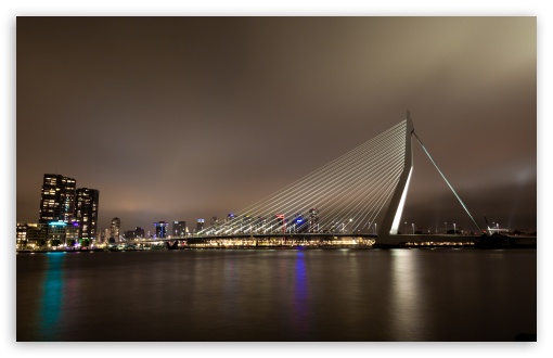 Erasmus Bridge, Rotterdam, The Netherlands UltraHD Wallpaper for Wide 16:10 5:3 Widescreen WHXGA WQXGA WUXGA WXGA WGA ; 8K UHD TV 16:9 Ultra High Definition 2160p 1440p 1080p 900p 720p ; UHD 16:9 2160p 1440p 1080p 900p 720p ; Mobile 5:3 16:9 - WGA 2160p 1440p 1080p 900p 720p ; Dual 4:3 5:4 UXGA XGA SVGA QSXGA SXGA ;
