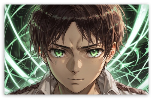 Eren Jaeger - Attack on Titan UltraHD Wallpaper for UHD 16:9 ; HD 16:9 ; UltraWide 21:9 24:10 32:9 32:10 ; Widescreen 16:10 5:3 ; Fullscreen 4:3 5:4 3:2 ; Tablet 1:1 ; Mobile 9:16 10:16 2:3 3:5 3:4 ; Dual 16:10 5:3 16:9 4:3 5:4 3:2 ;