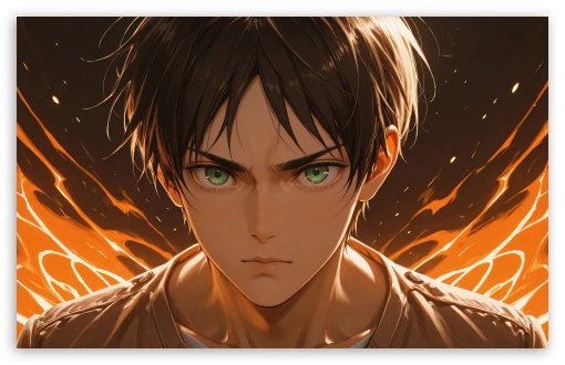 Eren Jaeger - Attack on Titan UltraHD Wallpaper for Widescreen 16:10 ;