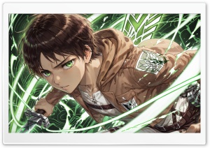 Eren Jaeger Attack on Titan 4K UHD Wallpaper for Widescreen and UltraWide Desktop, UltraHD TV, Smartphone, Tablet