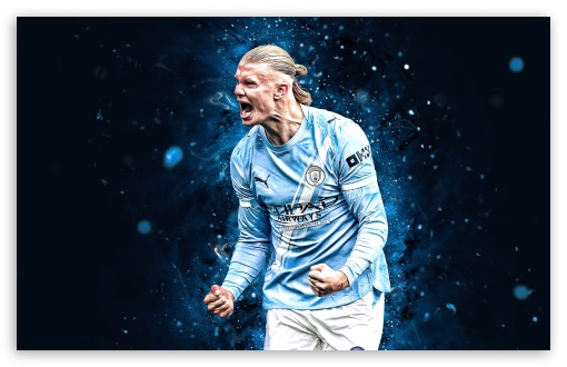 Erling Haaland UltraHD Wallpaper for Widescreen 16:10 ;