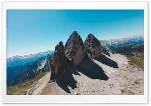 Eroded Dolomite Peaks Ultra HD Wallpaper for 4K UHD Widescreen Desktop, Lockscreen, Screensaver, TV, Tablet, Smartphone