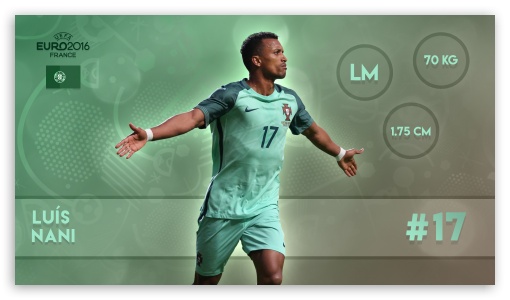 Euro 2016 - Nani UltraHD Wallpaper for 8K UHD TV 16:9 Ultra High Definition 2160p 1440p 1080p 900p 720p ;