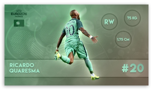 Euro 2016 Ricardo Quaresma UltraHD Wallpaper for 8K UHD TV 16:9 Ultra High Definition 2160p 1440p 1080p 900p 720p ; Mobile 9:16 2:3 3:5 3:4 - ;