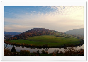 Evening At The Neckar Ultra HD Wallpaper for 4K UHD Widescreen desktop, tablet & smartphone