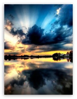 Evening Colors UltraHD Wallpaper for Mobile 3:4 ;