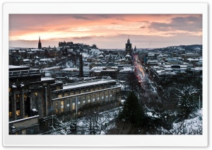 Evening In Edinburgh Ultra HD Wallpaper for 4K UHD Widescreen desktop, tablet & smartphone